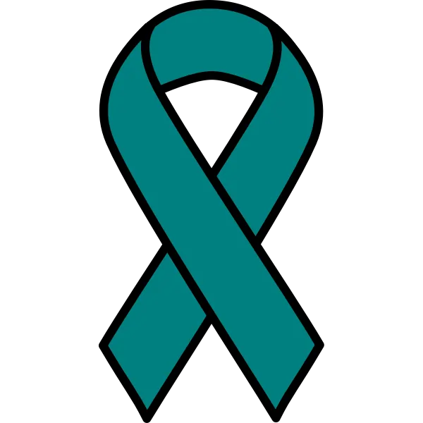 Ovarian Cancer Ribbon